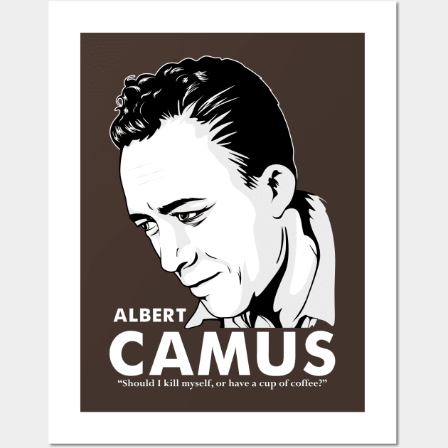 Albert Camus // Quotes Fan Art Wall Art by The Dare